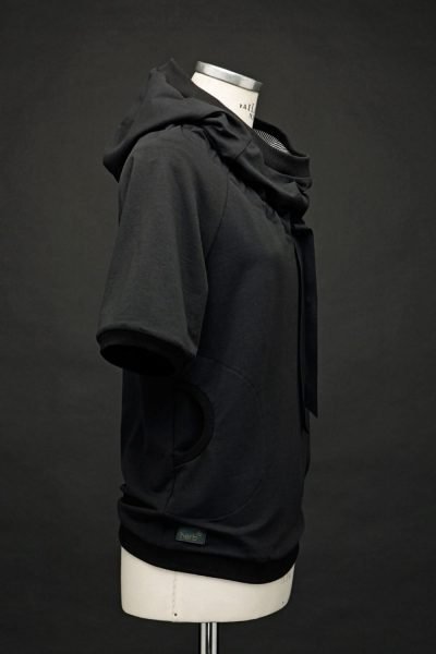 HOODY SUZI SHORT | 4000B black b.