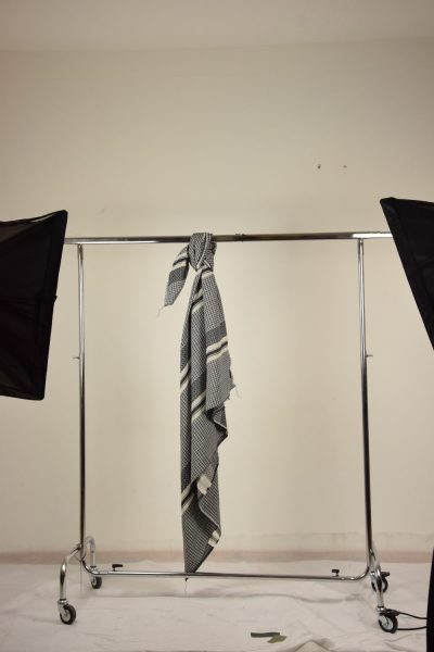 sarf poncho black:white 9